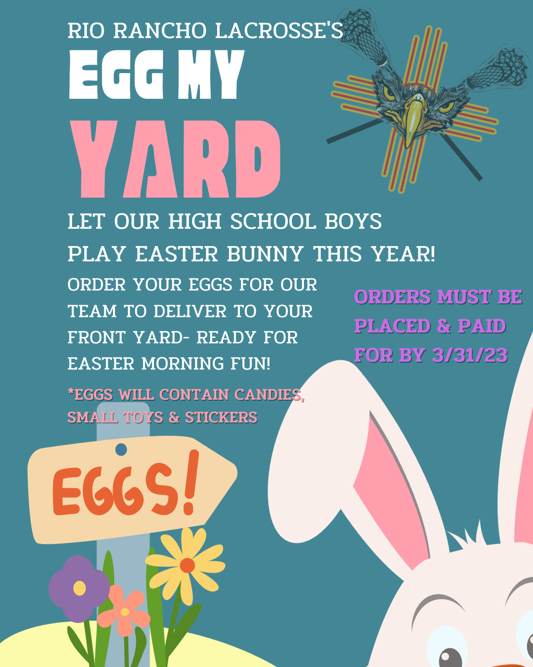 Green Bunny Illustration Easter Egg Hunt Instagram